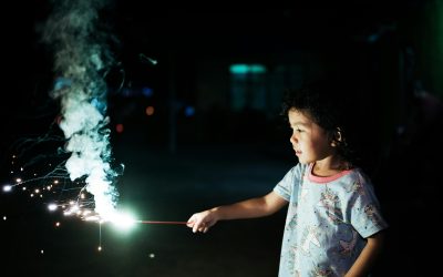 Fuegos artificiales y niños: Seguridad ante todo